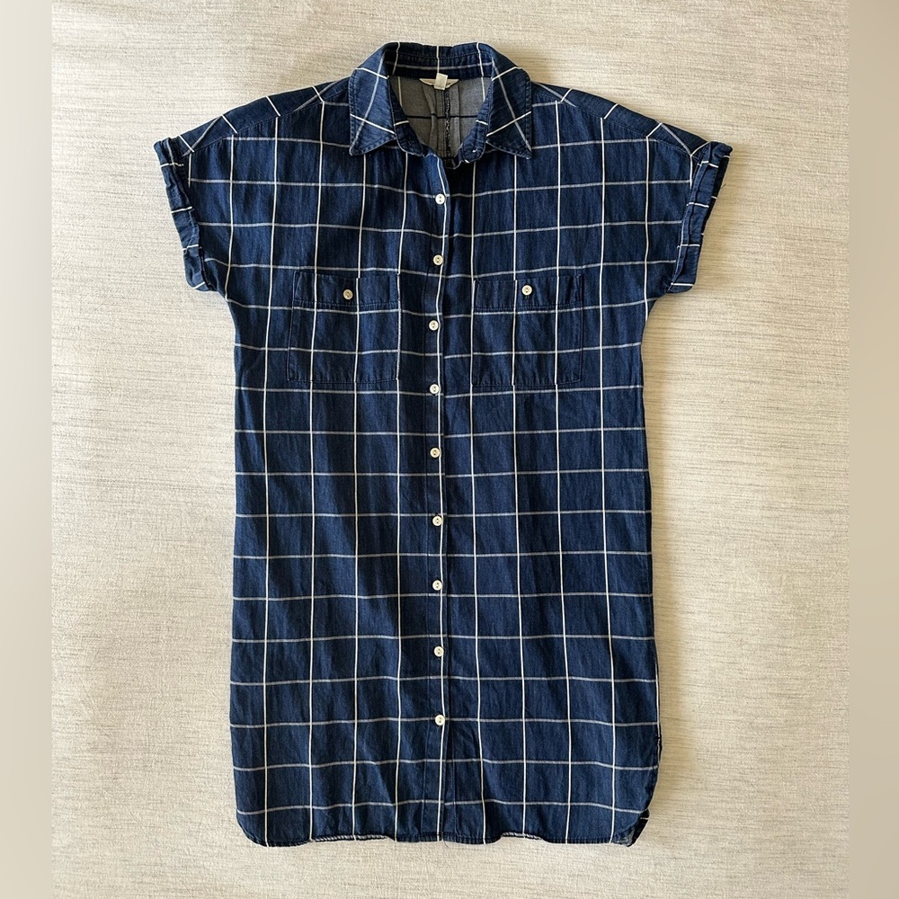 Max Studio Denim Mini Dress, Size S